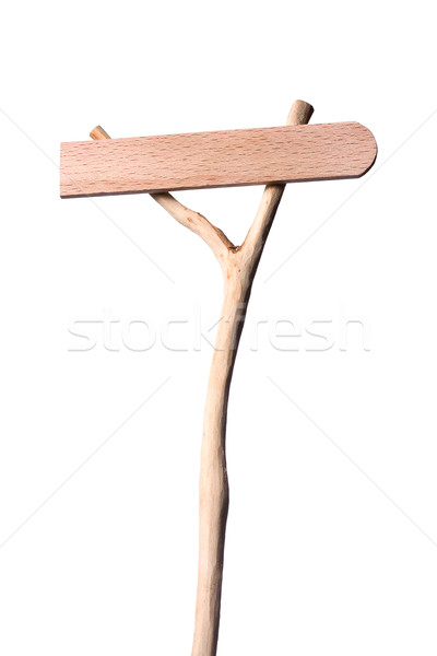 Wooden pointer view from below Stock photo © sharpner