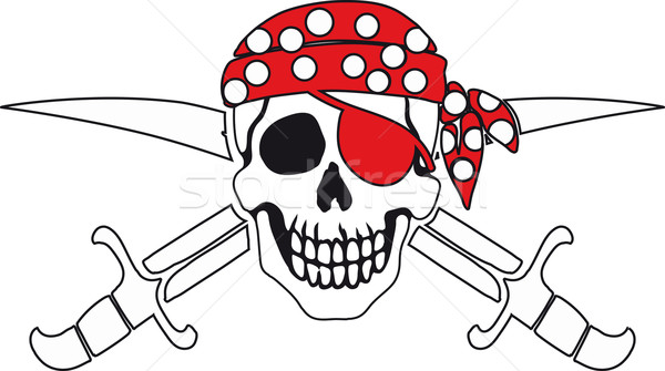Pirate symbol Jolly Roger Stock photo © sharpner