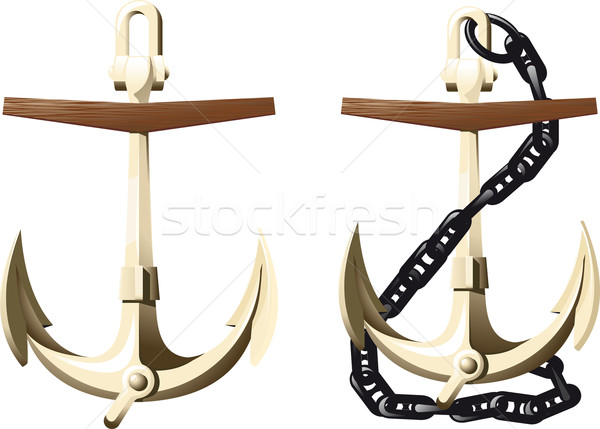 Classic Admiralty anchor Stock photo © sharpner