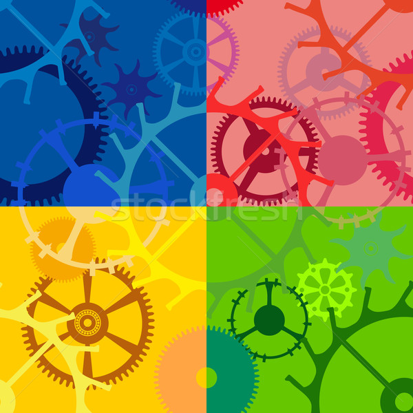 background with gears Stock photo © sharpner