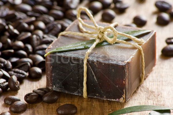 Coffee scented soap Stock photo © ShawnHempel