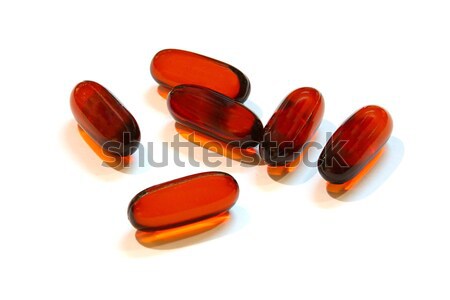 Brun pilules blanche médicaux fond médecine [[stock_photo]] © ShawnHempel