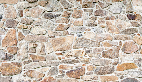 Kopfsteinpflaster Wand alten braun grau Textur Stock foto © ShawnHempel