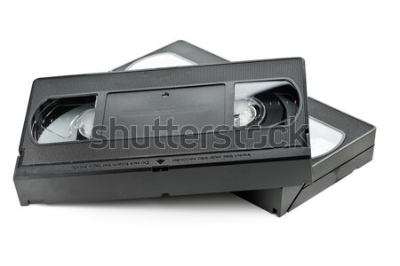 Two video home system movie cassettes Stock photo © ShawnHempel