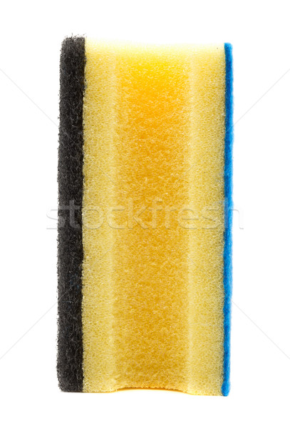 New unused clean yellow cleaning sponge Stock photo © ShawnHempel
