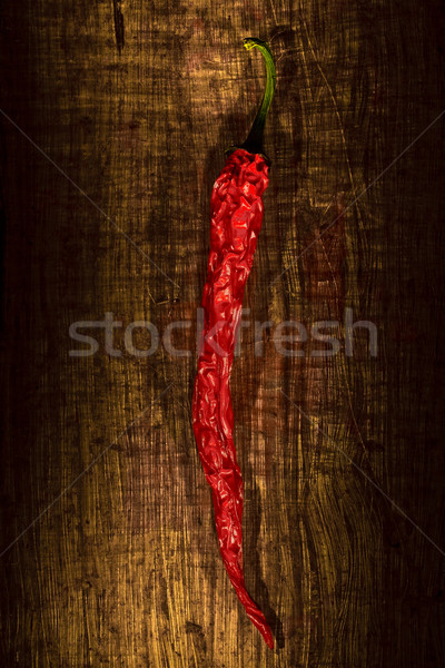 Dried pepperoni Stock photo © ShawnHempel