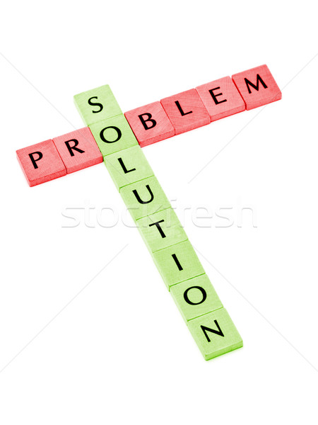 Stock photo: Problem And Solution