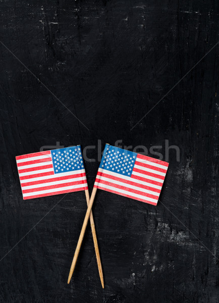 USA paper flags Stock photo © ShawnHempel