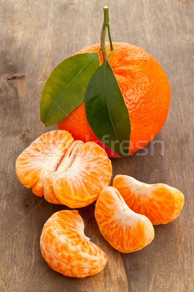 Mandarin slices Stock photo © ShawnHempel