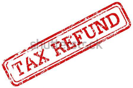 Tax return red rubber stamp Stock photo © ShawnHempel