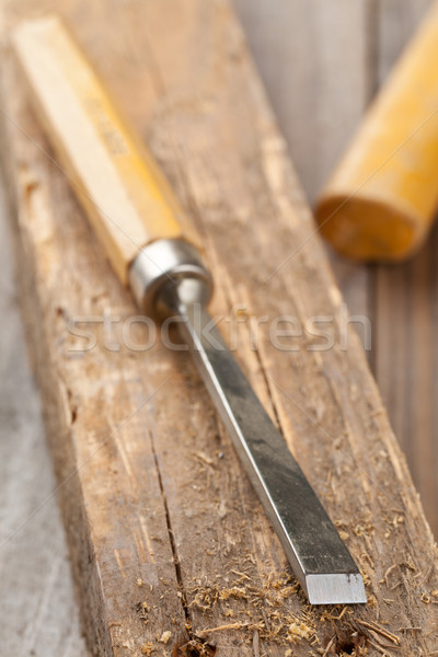 彫刻刀 建物 木材 作業 ホーム ツール ストックフォト © ShawnHempel