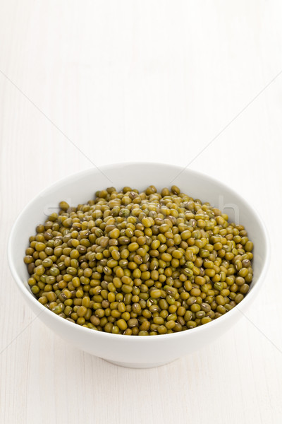 Mung beans in bowl Stock photo © ShawnHempel