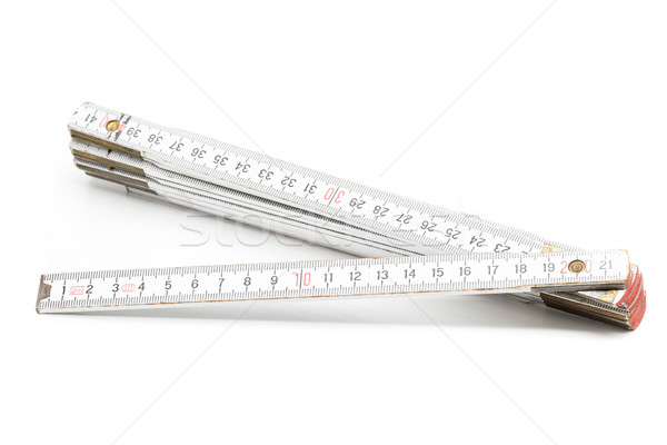 Folding rule with centimeter scale Stock photo © ShawnHempel