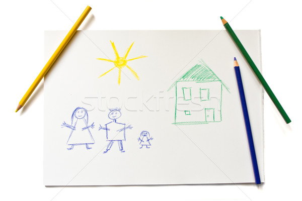 Child's drawing Stock photo © ShawnHempel