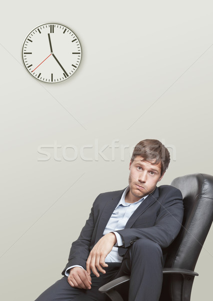 Emploi déception frustré jeunes homme d'affaires attente [[stock_photo]] © ShawnHempel