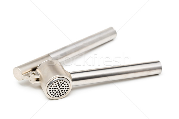 Empty metal garlic press Stock photo © ShawnHempel