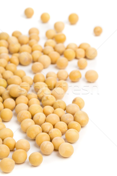 Stock photo: Dry soybeans