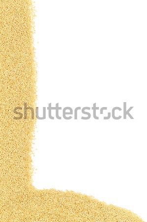 Raw, uncooked amaranth seeds border Stock photo © ShawnHempel