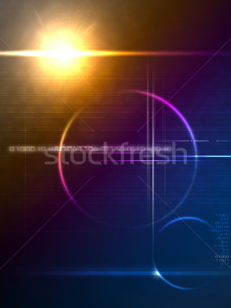 Technology lensflare backdrop Stock photo © ShawnHempel