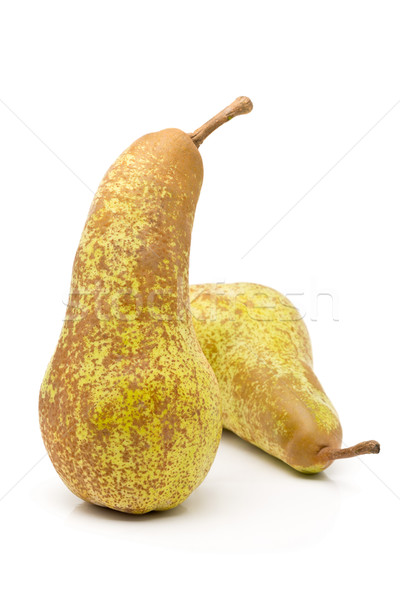 Two whole, uncut 'abate fetel' pears Stock photo © ShawnHempel