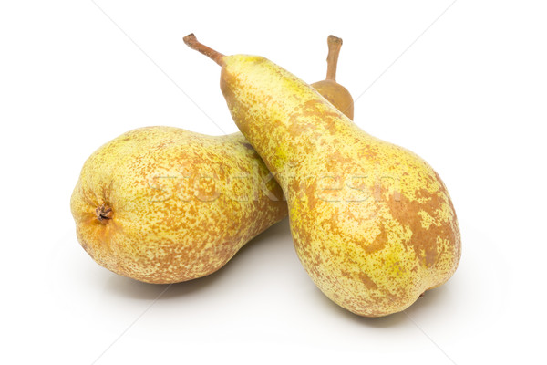 Two whole, uncut 'abate fetel' pears Stock photo © ShawnHempel