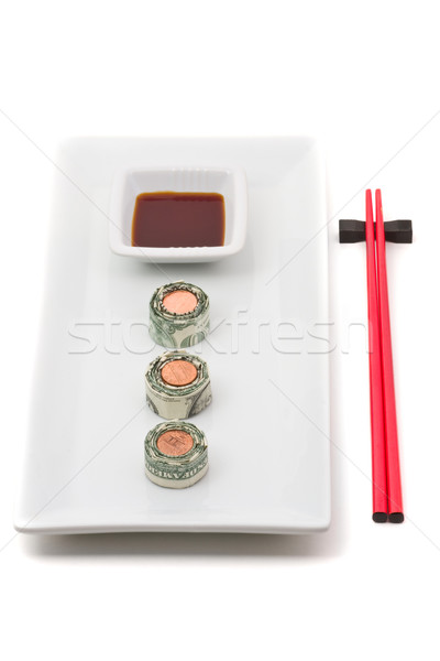 Money sushi Stock photo © ShawnHempel