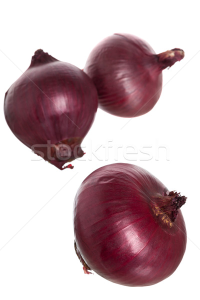 Red onion bulbs Stock photo © ShawnHempel