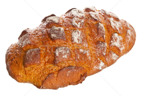 Stockfoto: Geheel · brood · brood · een · rustiek · eigengemaakt