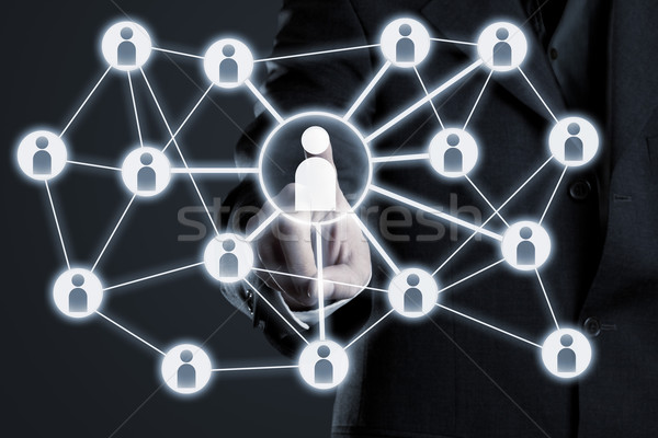 Social network connections Stock photo © ShawnHempel