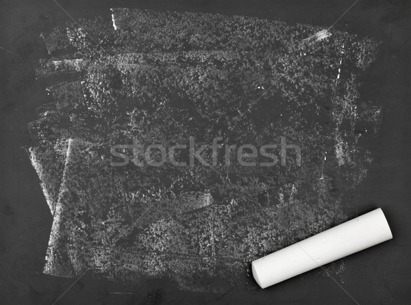 Unclean blackboard with chalk Stock photo © ShawnHempel