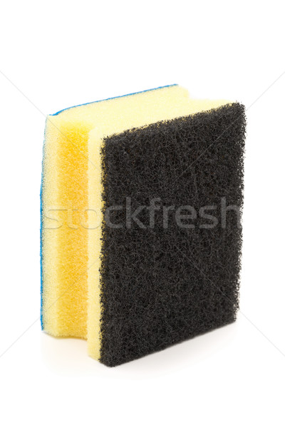 New unused clean yellow cleaning sponge Stock photo © ShawnHempel