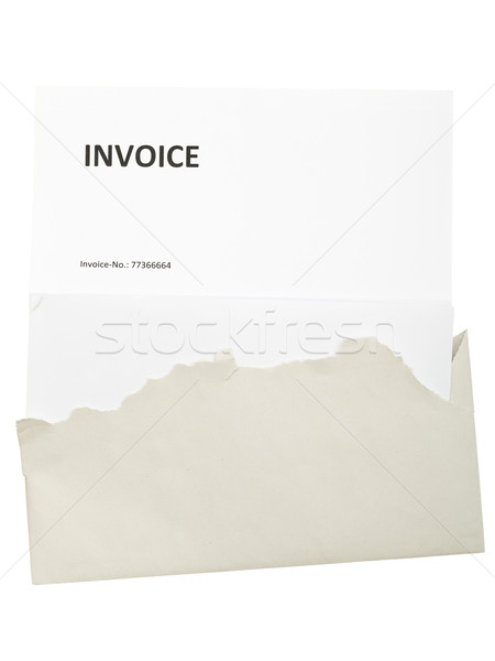 Invoice letter Stock photo © ShawnHempel