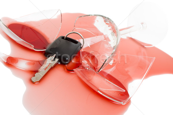 Stock photo: Don't drink and drive concept