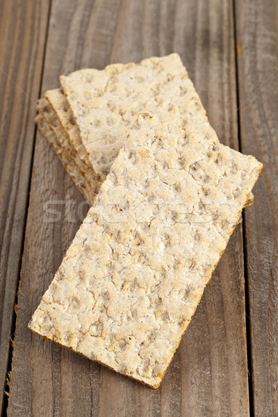 Wheat crispbread slices Stock photo © ShawnHempel