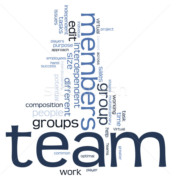 Team word cloud Stock photo © ShawnHempel