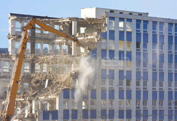 Building demolition Stock photo © ShawnHempel