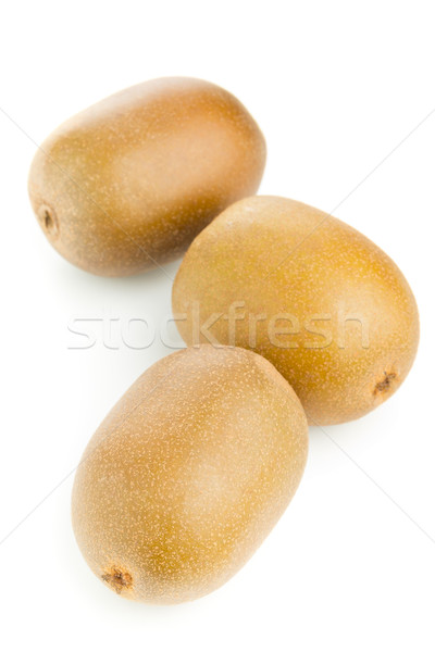 Three whole golden kiwifruit/ kiwi Stock photo © ShawnHempel