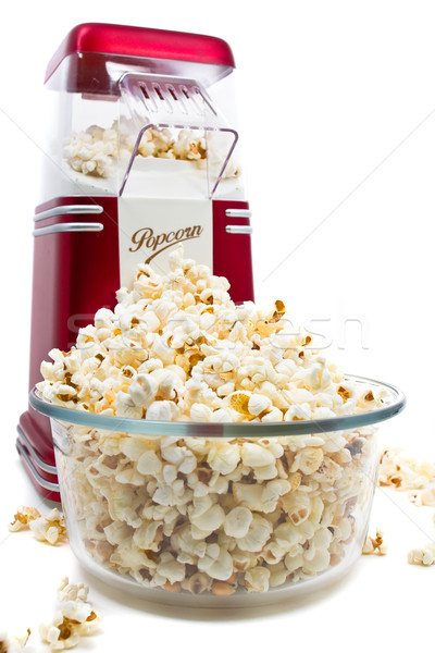 Popcorn maker and popcorn Stock photo © ShawnHempel