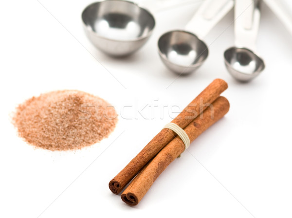 Stock photo: Cinnamon arrangement