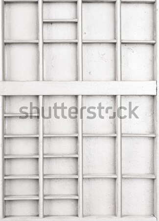 Empty wooden white painted seed or letters or collectibles box  Stock photo © ShawnHempel