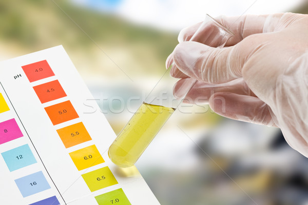 Outdoor pH test Stock photo © ShawnHempel