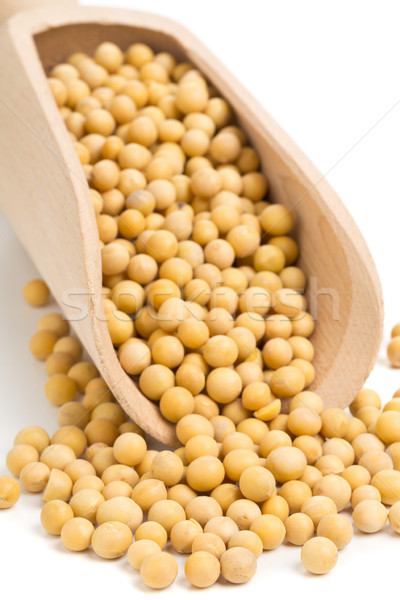 Dry soybeans in scoop Stock photo © ShawnHempel