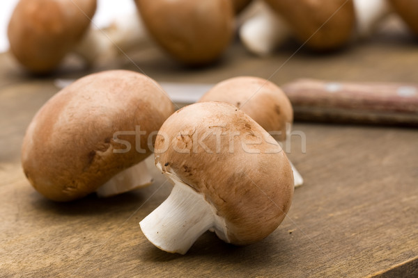Organic mushrooms Stock photo © ShawnHempel