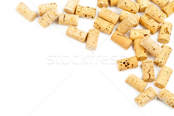 Stock photo: Wine cork border