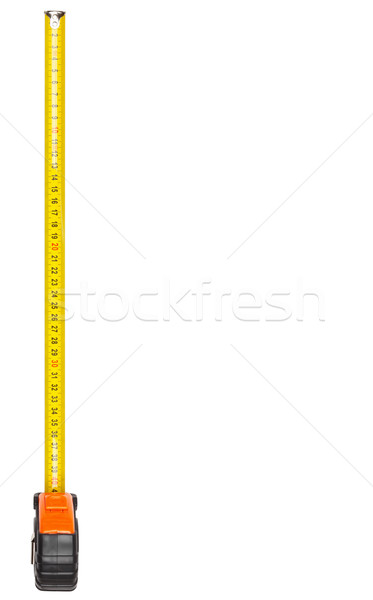 лента править желтый открытых изолированный белый Сток-фото © ShawnHempel