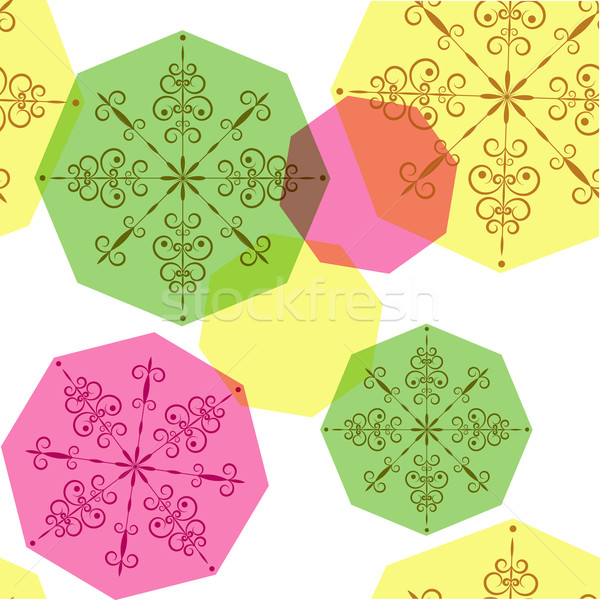 Christmas snowflake. Vector illustration Stock photo © shekoru