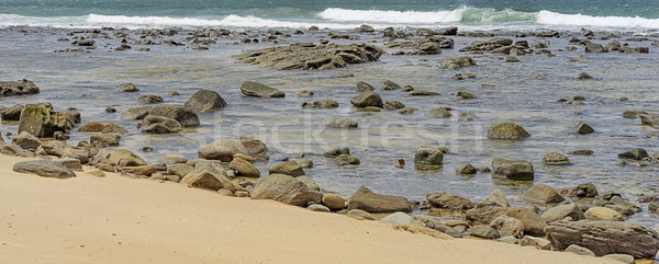 Powodzi fala panorama australijczyk ocean Zdjęcia stock © sherjaca