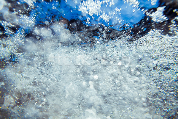 Stock photo: abstract underwater sea foam bubbles texture