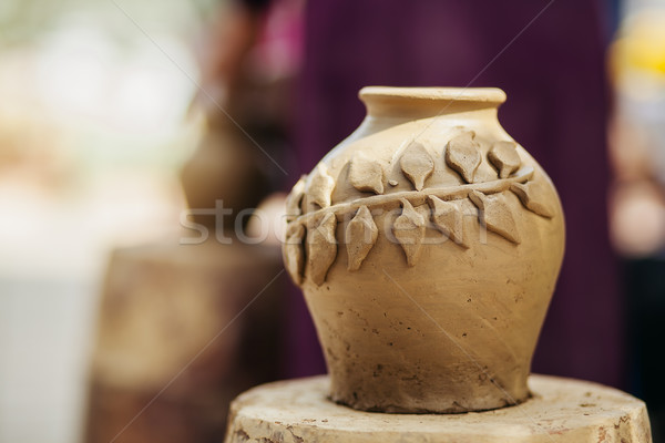 Argile vase traditionnel Viêt-Nam pot [[stock_photo]] © shevtsovy