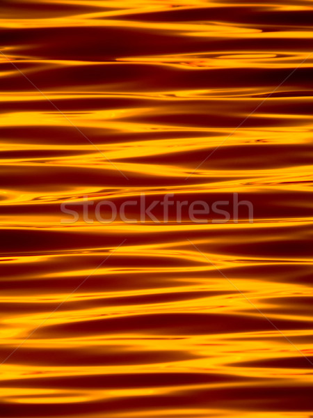 ストックフォト: 表面 · 日没 · 湖 · 水 · テクスチャ · 太陽